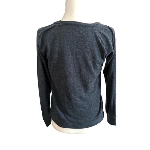 NWT CHASER Revolve Breck Neon Skull Pullover Top Sweatshirt - Sz Small - Picture 3 of 5